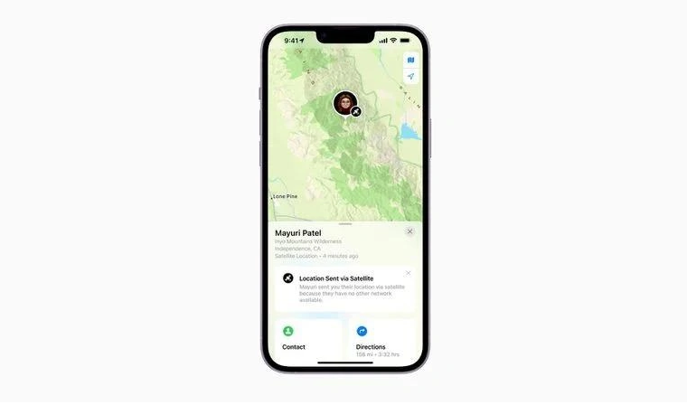开远苹果14维修分享iPhone14系列中 FindMy功能通过卫星分享位置方法教程 